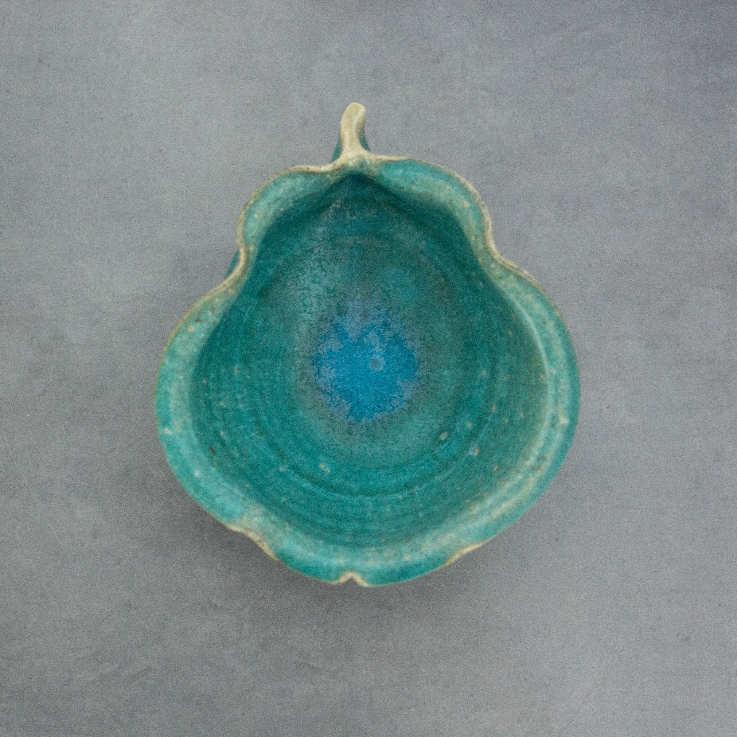 【週末値下】藤原純　輪花皿　3点　ブルー　白　緑 藤原純 | Elena Tokyo（絵れ菜Tokyo）