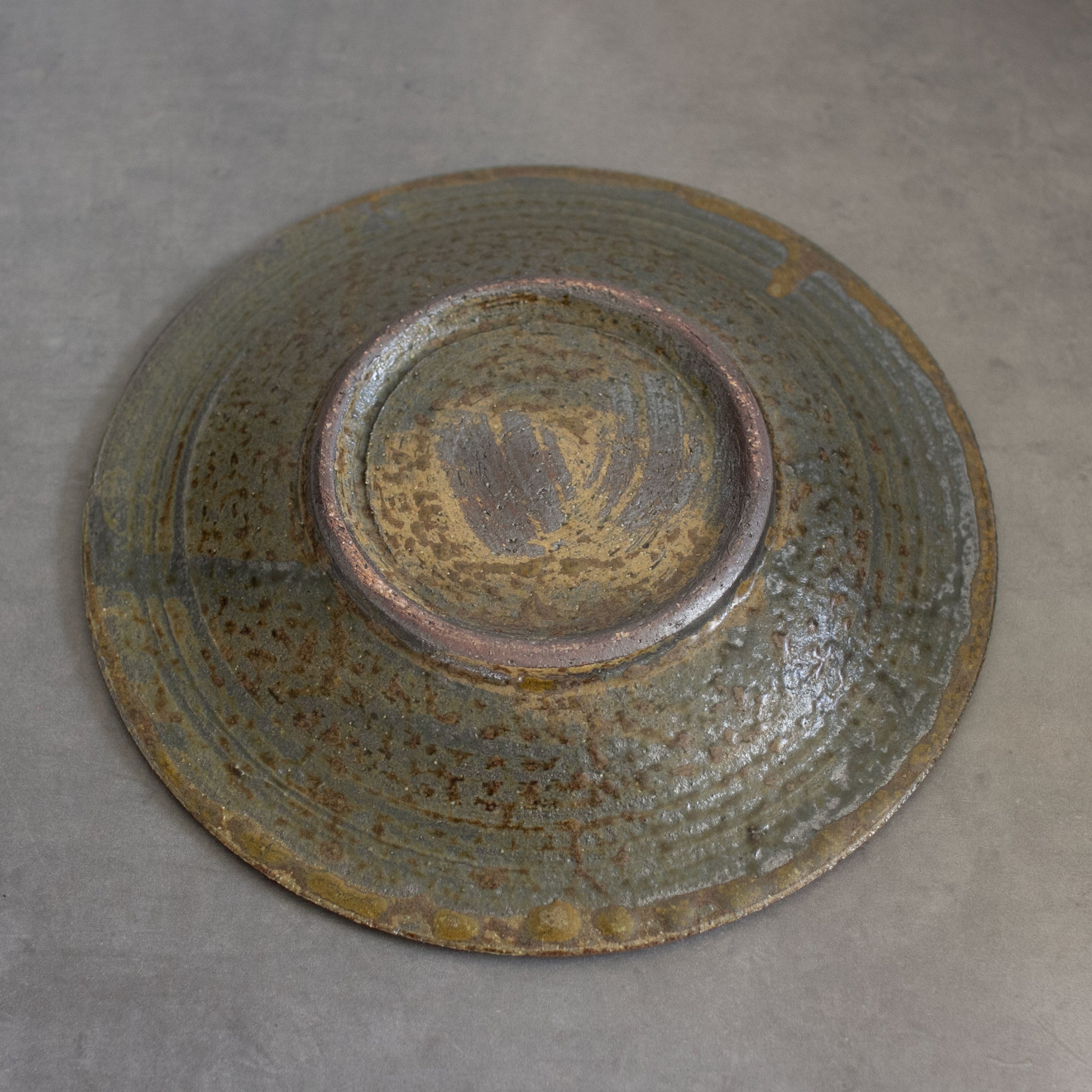 条痕釉リム皿【山本一仁】 | Elena Tokyo（絵れ菜Tokyo）