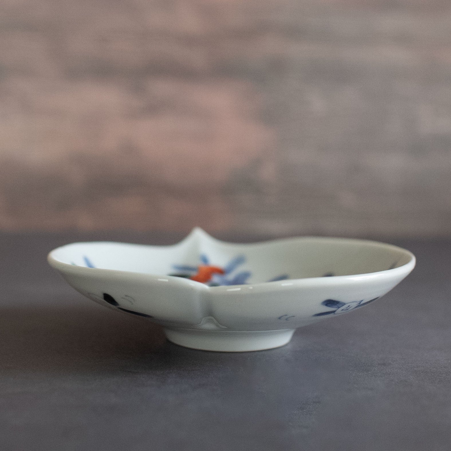 猿桃桃皿（桃の木）【中荒江道子】 | Elena Tokyo（絵れ菜Tokyo）