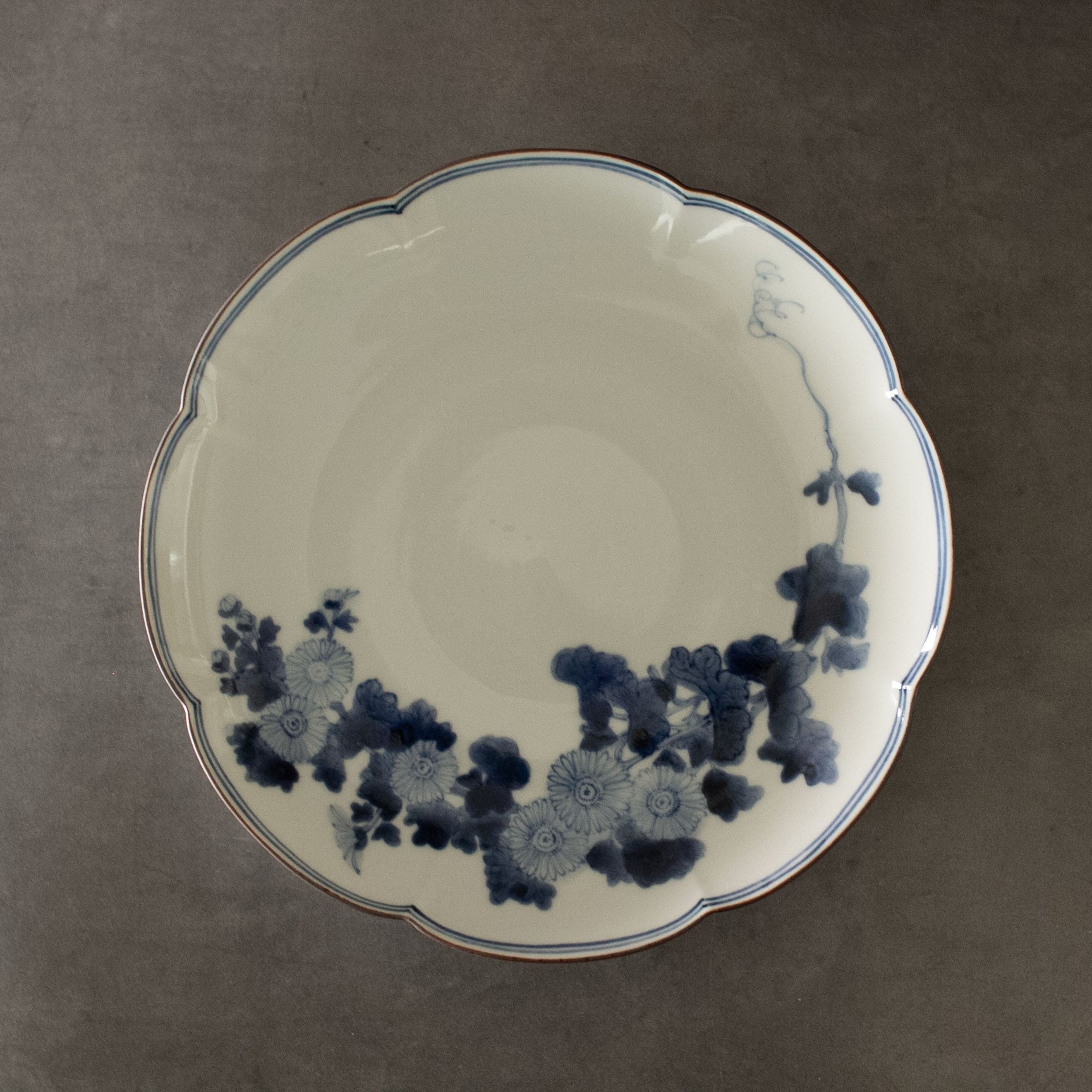 菊輪花7寸皿【中荒江道子】 | Elena Tokyo（絵れ菜Tokyo）